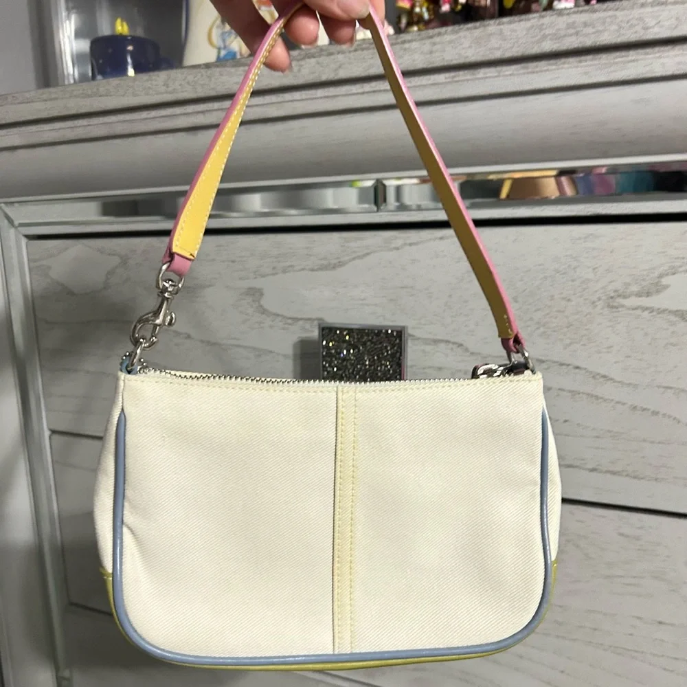 Coach Floral Mini Handbag Purse - Picture 2 of 2